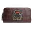 Christian Louboutin Panettone Croc Embossed Wallet, front view